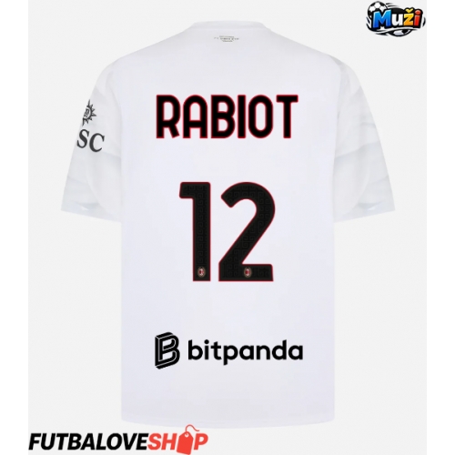 Dres AC Milan Adrien Rabiot #12 Preč 2026-27 Krátky Rukáv